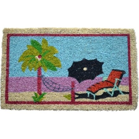 IMPORTS DECOR INC Imports Decor 307BCM Beach Door Welcome Mat 307BCM